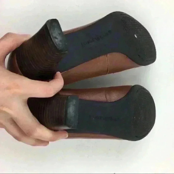 Hush Puppies Heels Sz 10 N Madison Leather Oxfords - Picture 5 of 9